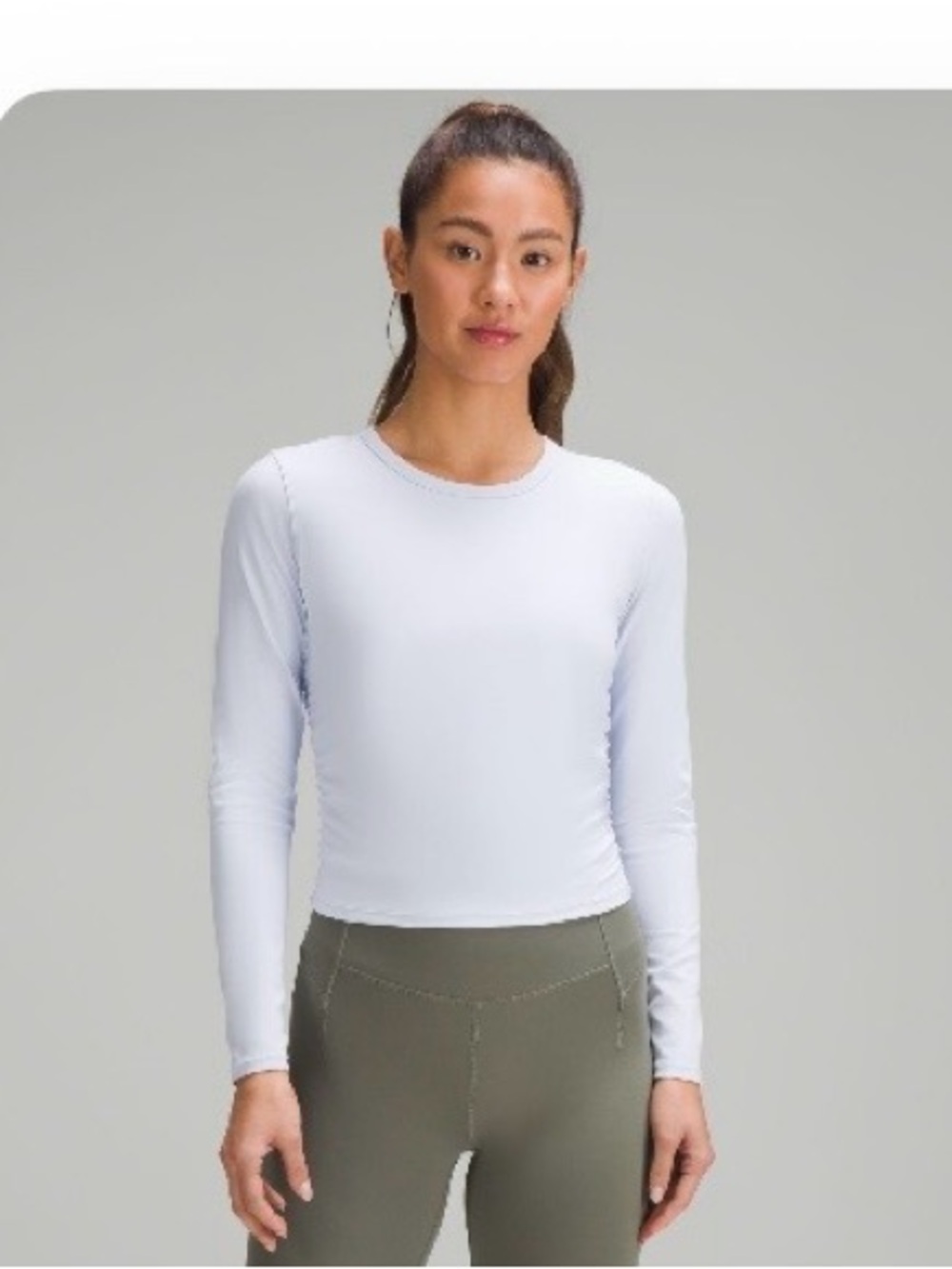 Lululemon All It Takes Long-Sleeve Shirt *Nulu - Blissful Blue